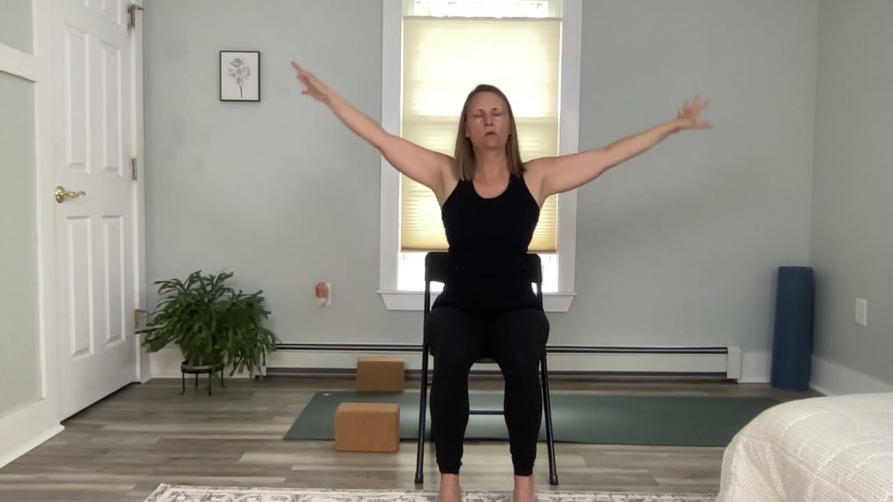 Gentle Chair Stretching Practice