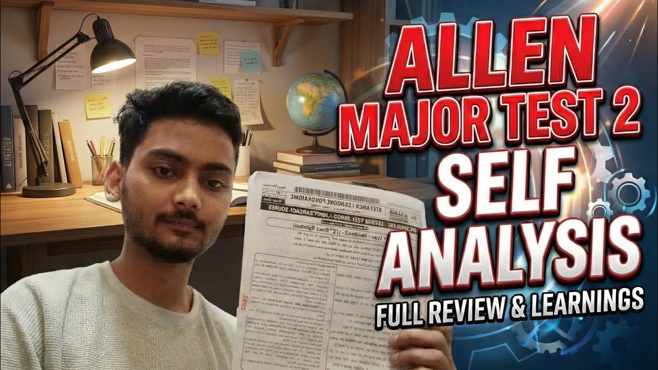 Allen Major Test 2: Reality Check 💔 |My Worst Mistakes | Don't do this! #neet2026#allenmajortest 