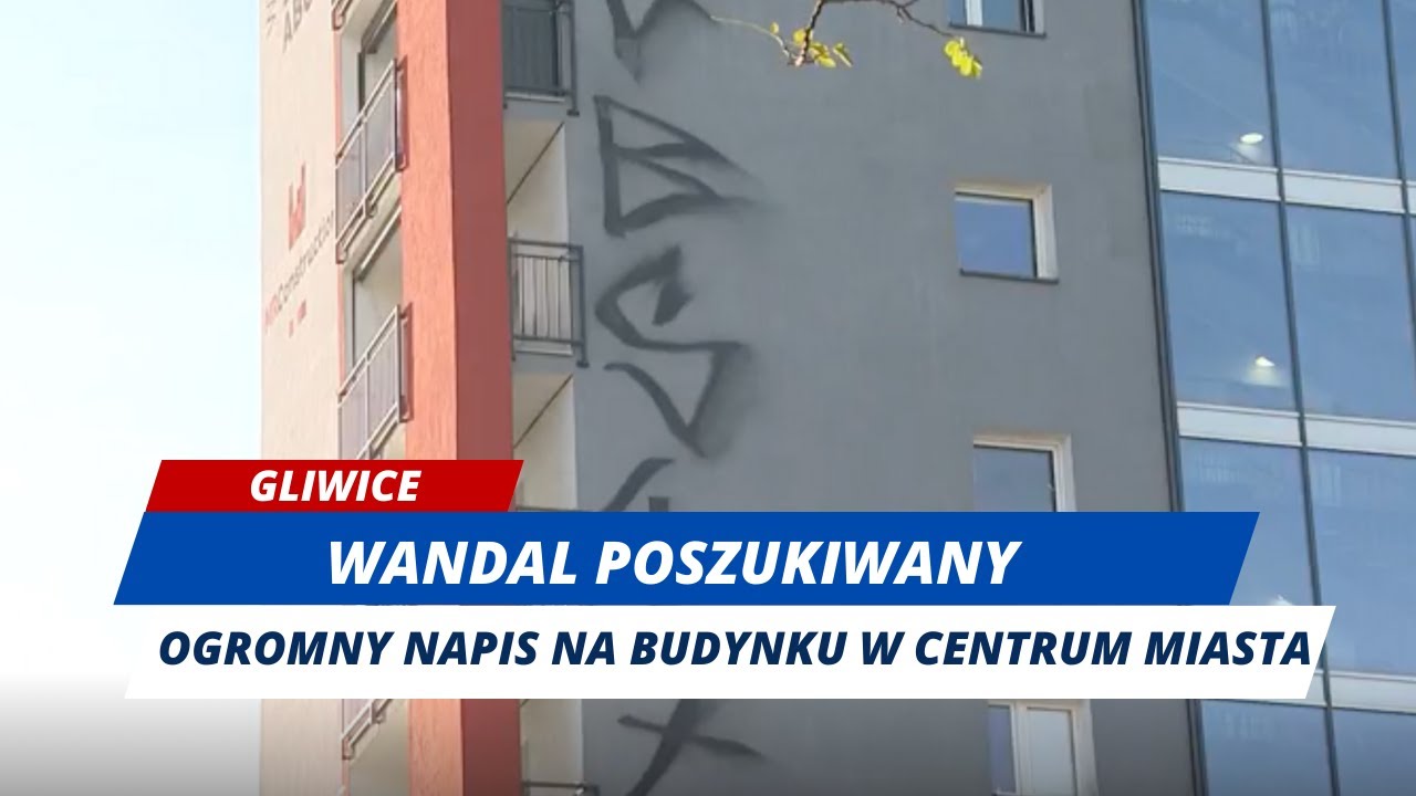 Bazgroły długie na pięć pięter. „Artysta” poszukiwany