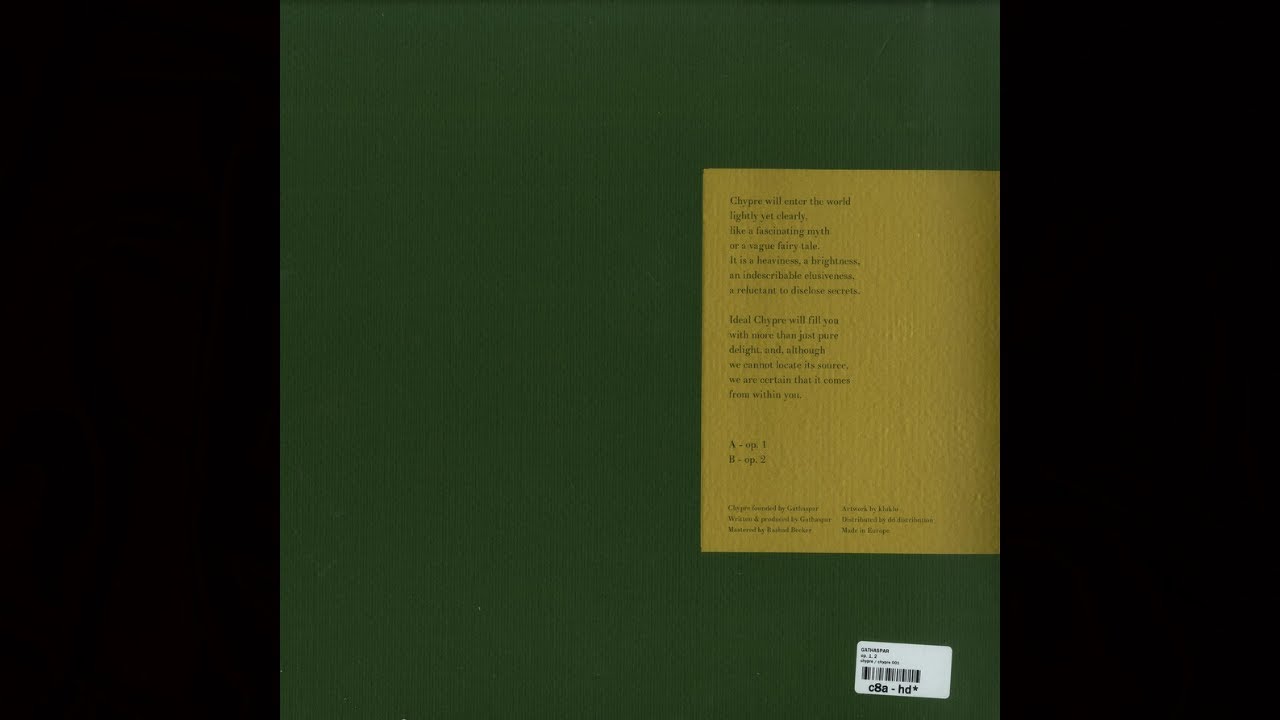 Gathaspar - Op. 2 [CHYPRE001]