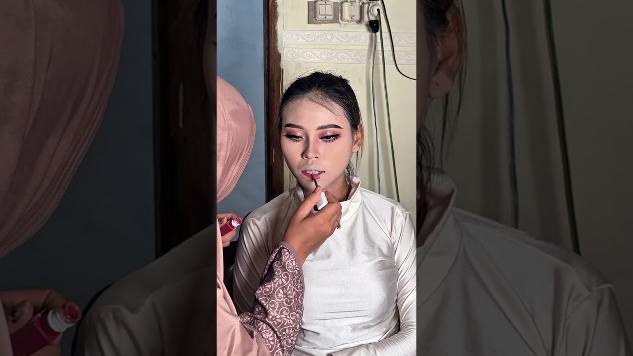 makeup dadakan sampe2 koper makeup ketinggaln🤭🤭#muacibarusah #muacariu #muacibubur #muacileungsi 