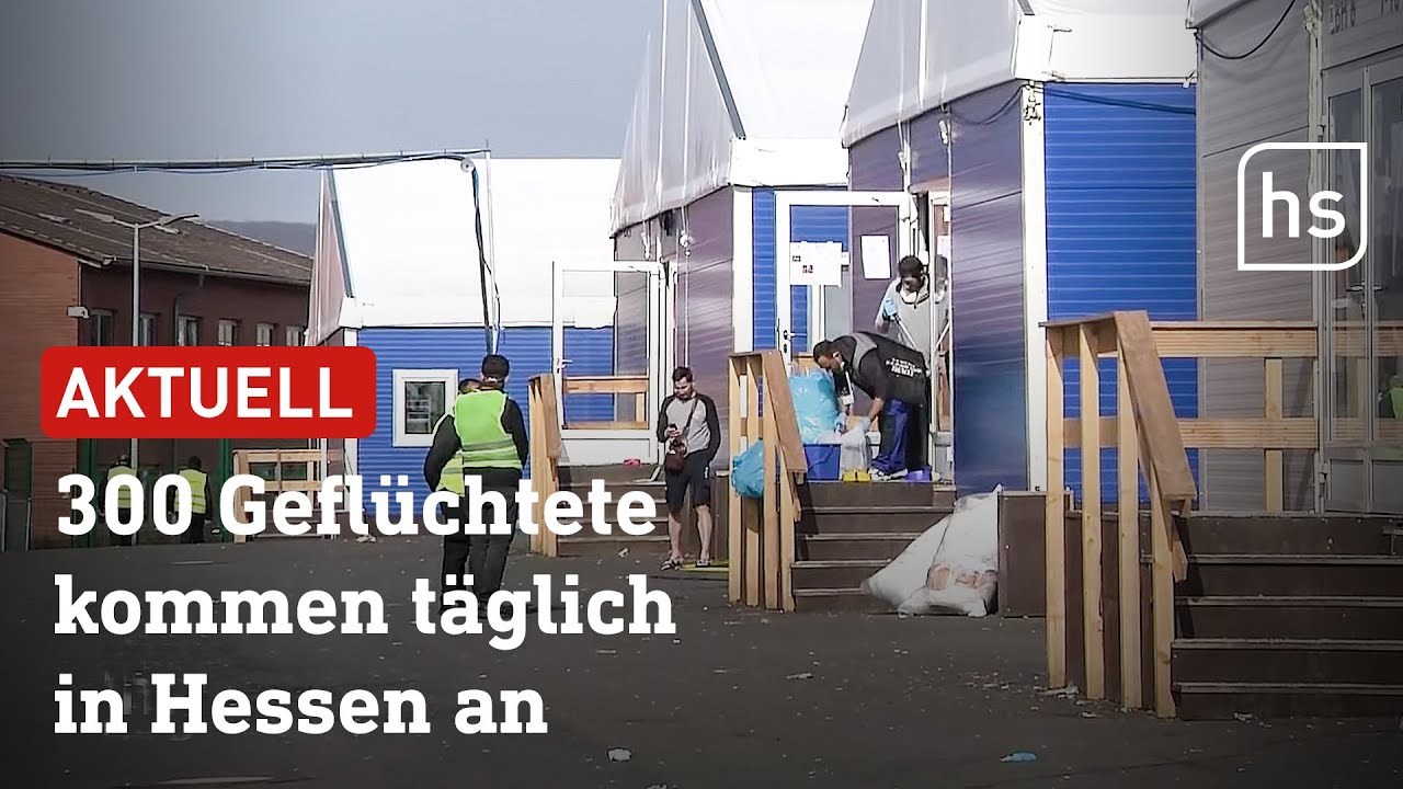 Erstaufnahmeeinrichtungen für Geflüchtete kommen an ihre Grenzen | hessenschau