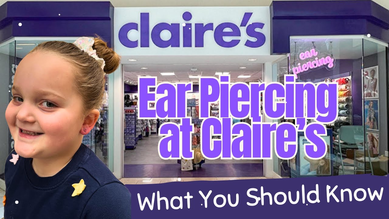 Прокалываю уши своей дочери в салоне Claire’s 💜 | Что вам нужно знать