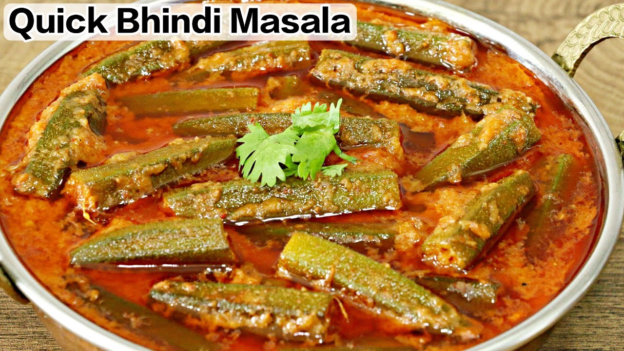 Bhindi Masala Recipe | Easy & Quick Bhindi Masala Curry | Kanak's Kitchen
