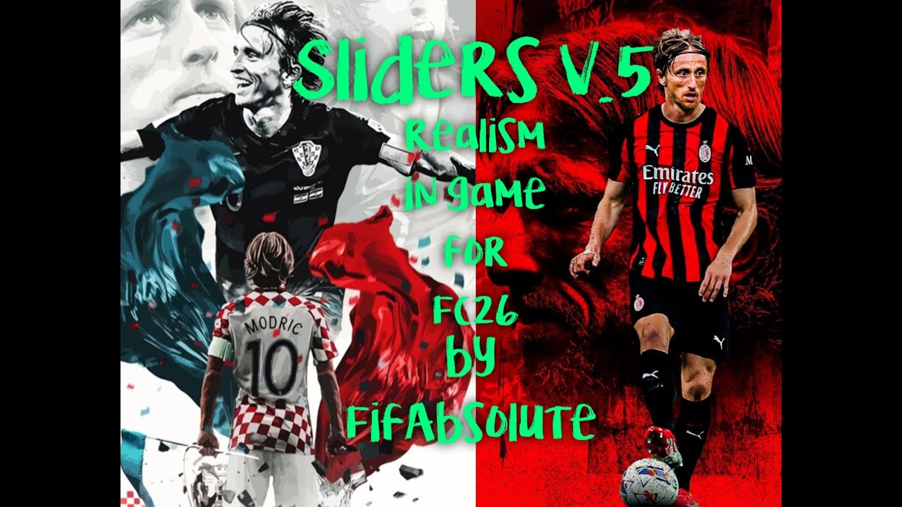 🏟️SLIDERS v.5 ☣️🎮🏟️Best Sliders for Fc 26!