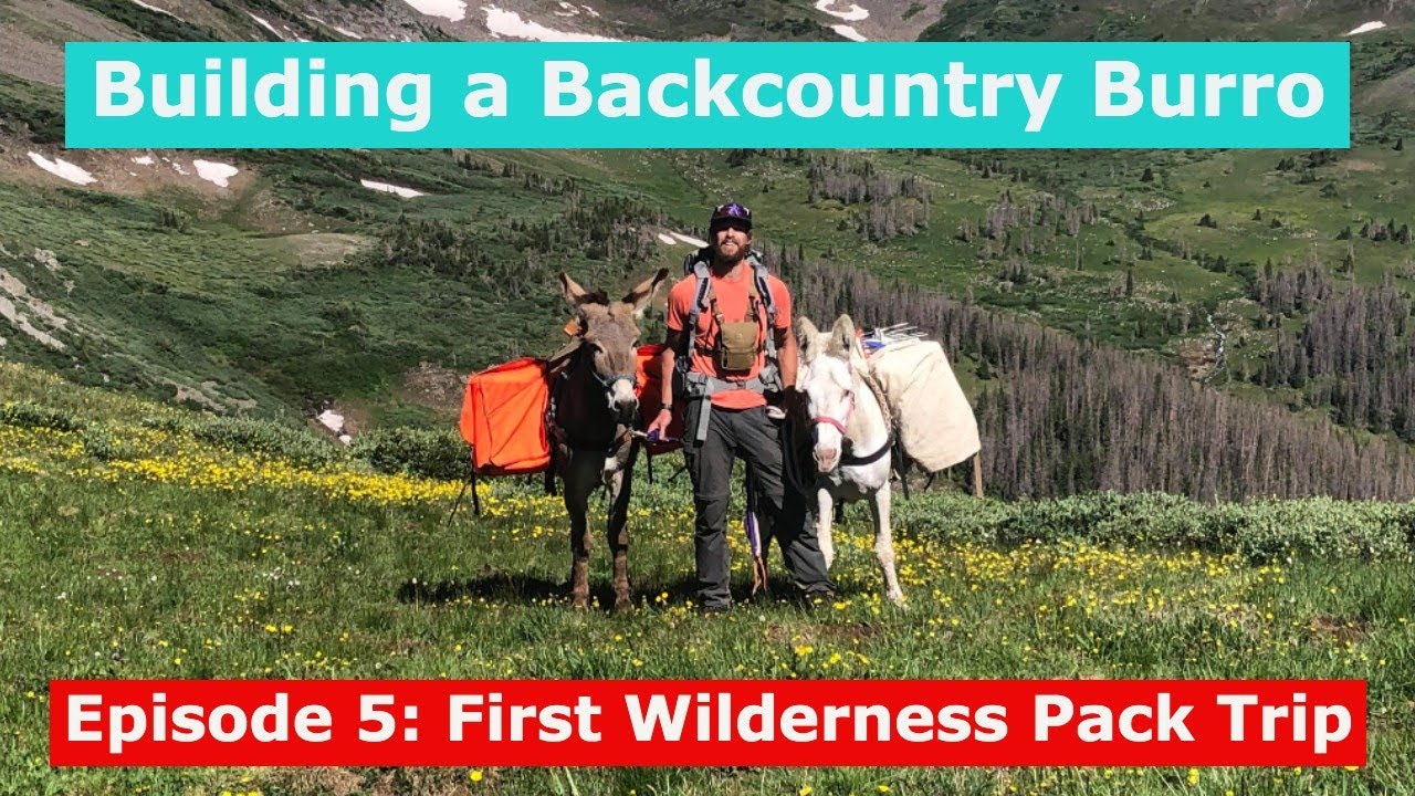 Building a Backcountry Burro: Episode 5 - First Wilderness Pack Trip