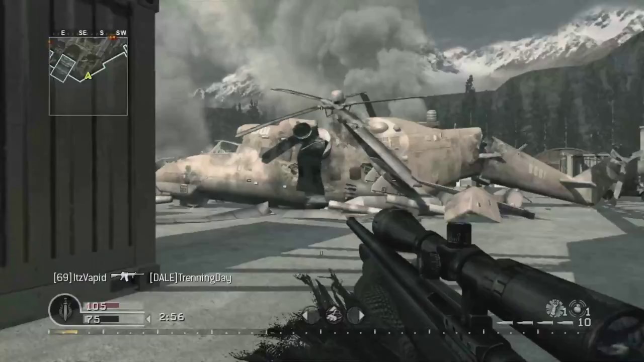 Call of Duty 4 2018 R700 Sniper Free-For-All Xbox 360 Gameplay