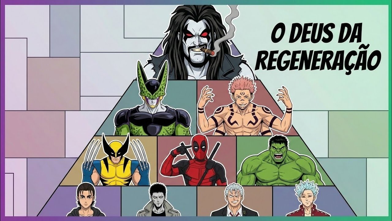 Quem tem o melhor FATOR DE CURA no AUGE da Ficção? Ranqueados em 10 níveis