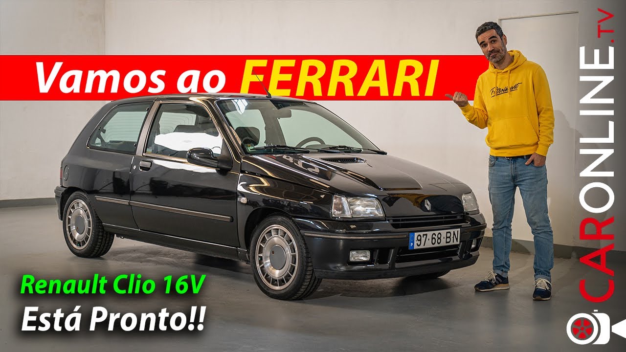 VAMOS ao FERRARI? Renault Clio 16v ficou LINDO! Qual será o PRÓXIMO?