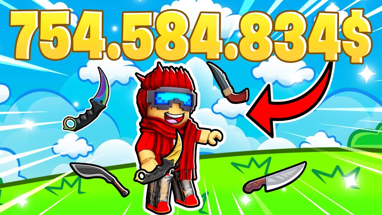 Vi Får En MEGA REBIRTH I Knife Clicker Simulator!