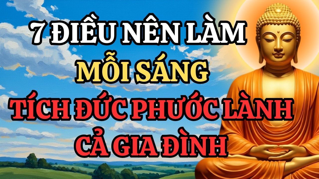 7 Điều Nên Làm Mỗi Sáng Để Tích Đức Và Mang Phước Lành Cho Cả Gia Đình