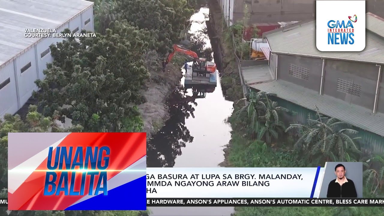 Estero na may mga basura at lupa sa Brgy. Malanday, target linisin ng MMDA ngayong... | Unang Hirit