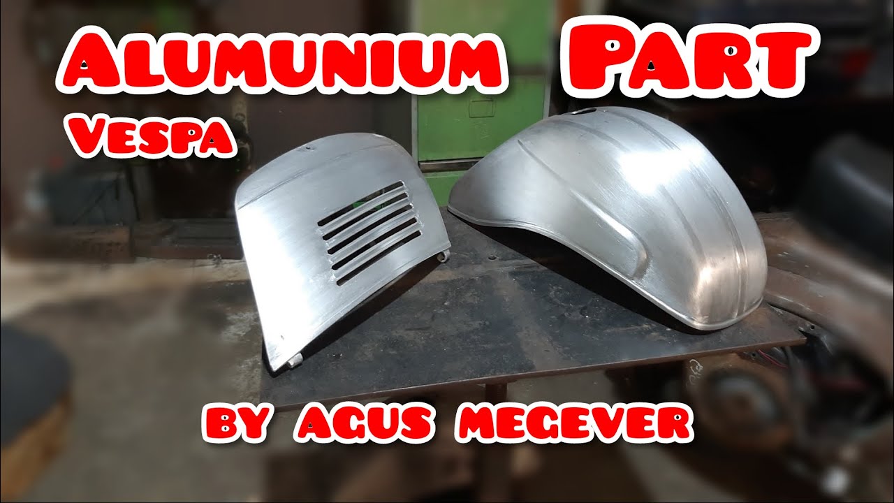 Alumunium Cover samping dan fender vespa