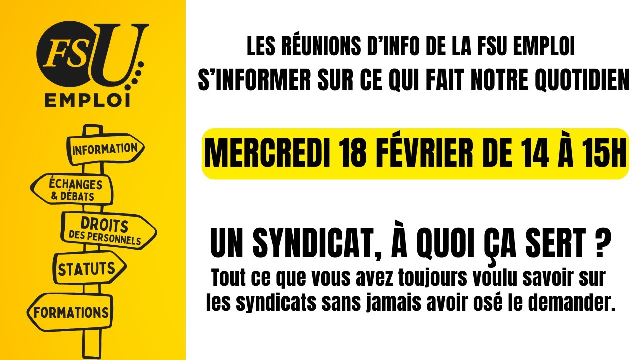 Tout ce que vous avez toujours voulu savoir sur les syndicats sans jamais avoir osé le demander.