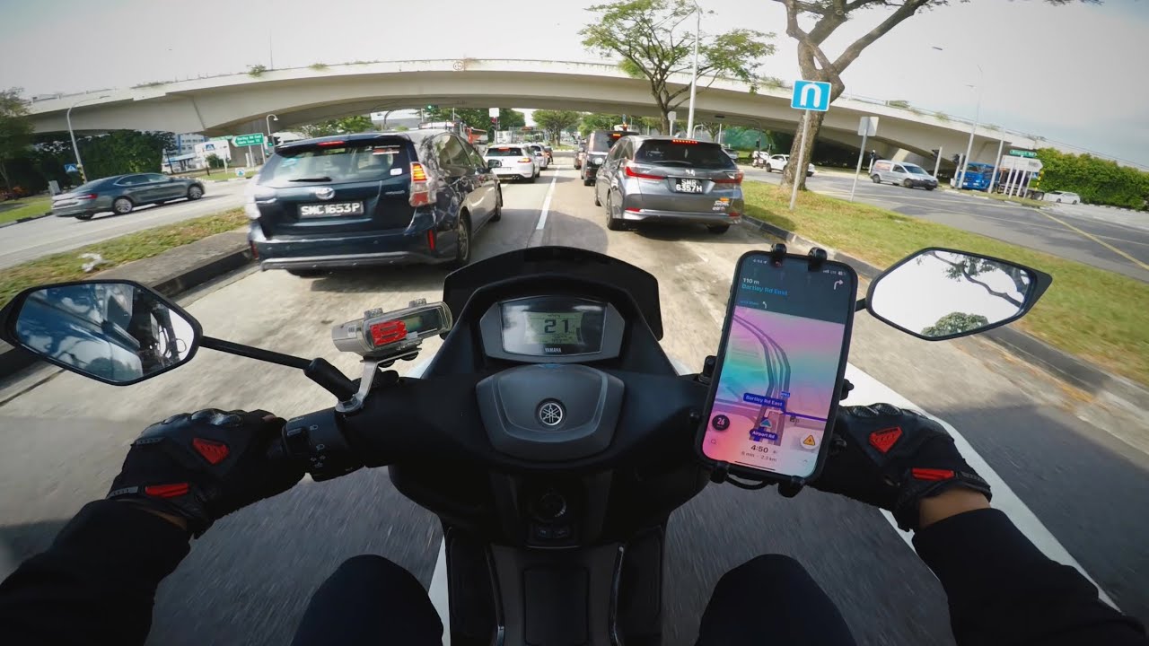 CVT in The City | YAMAHA NMAX 155 | ASMR | POV | SINGAPORE