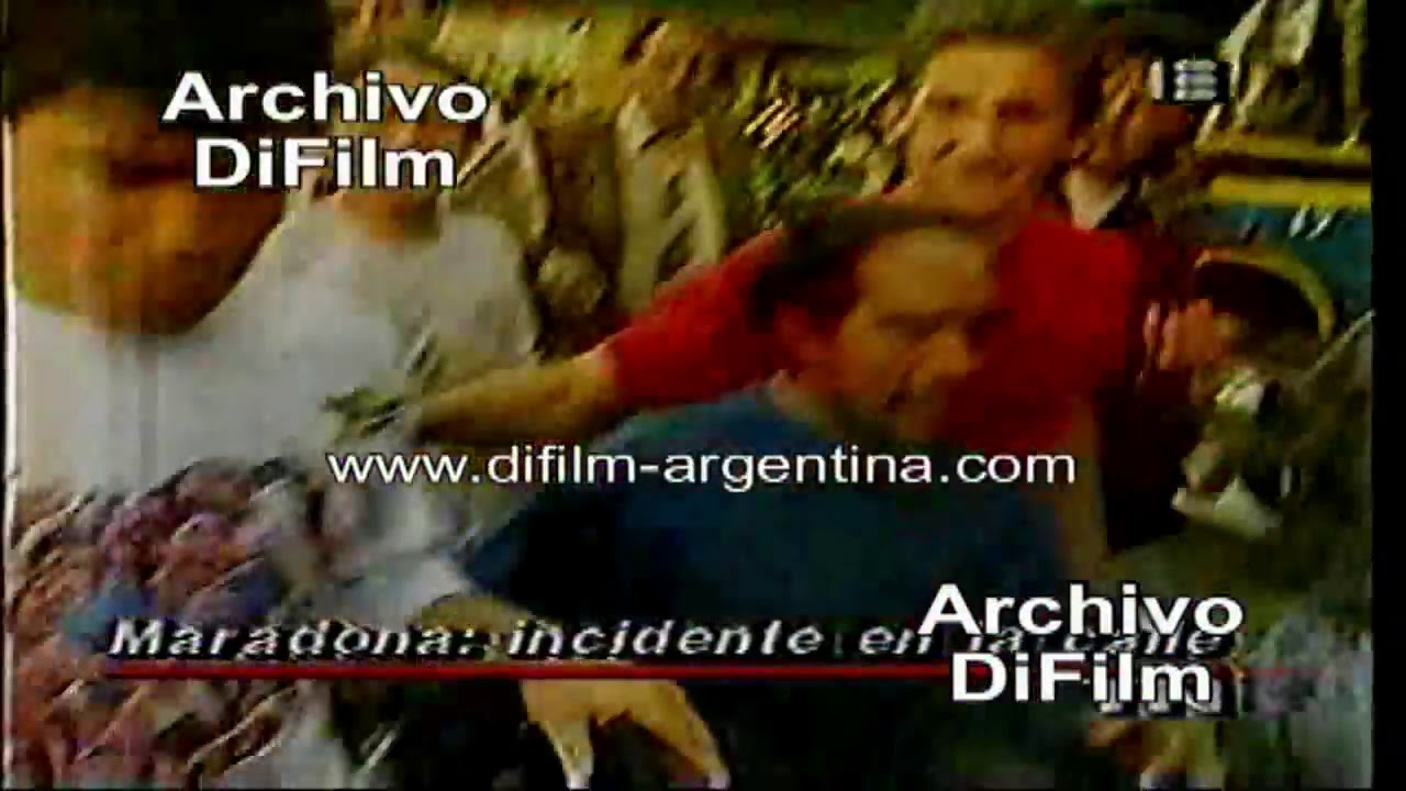 Diego Maradona Incidentes en la Calle - DiFilm (1992)