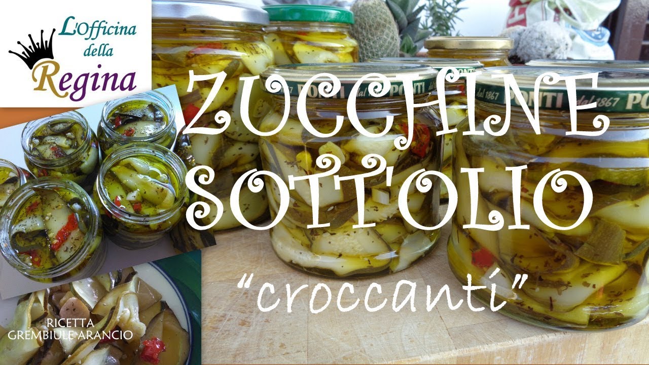 Zucchine sott'olio 