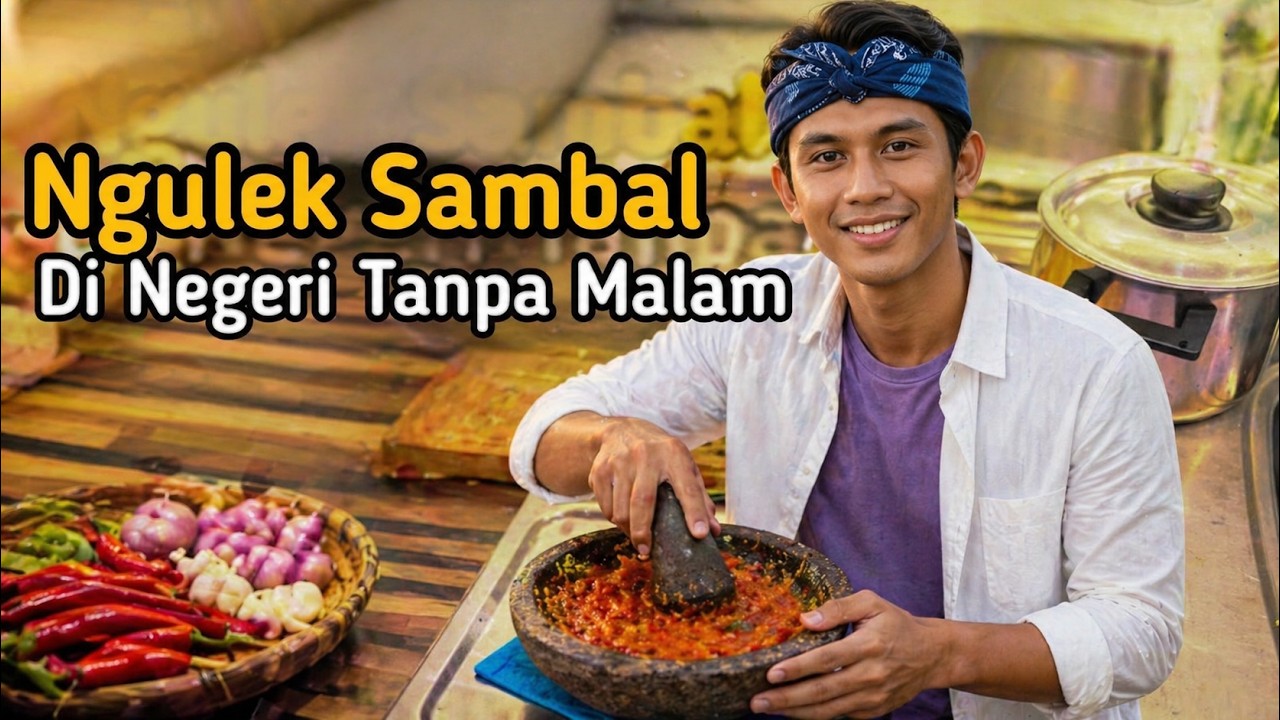 Makan Bersama & Masak Sambal Bersama WNI di Negara Tanpa Malam Swedia #vlog