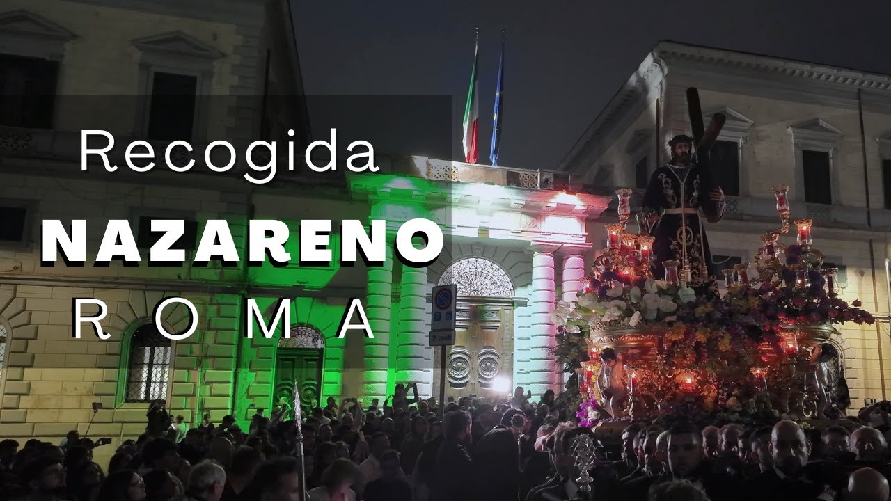 Recogida Nazareno en Roma | JHS León | AM JHS León | Jubileo 2025