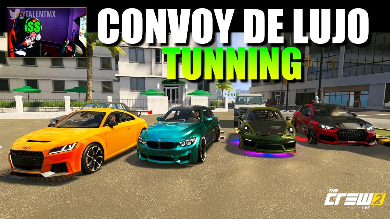 Convoy de autos lujosos tuneados de mas de $1,000,000 Millon! | The Crew 2