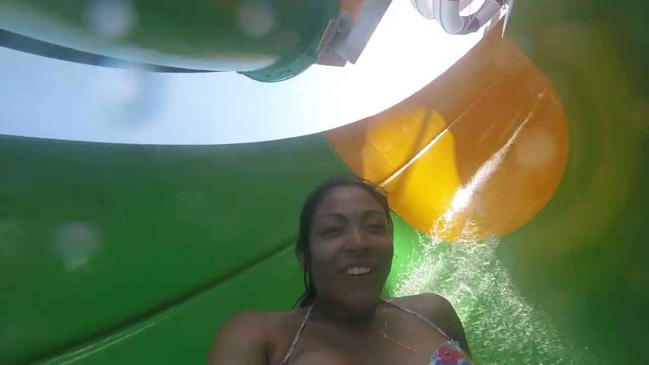 Pickalbatros Hurghada Water-Slide Multi-Slide GoPro Hero 4 Session 2nd Part