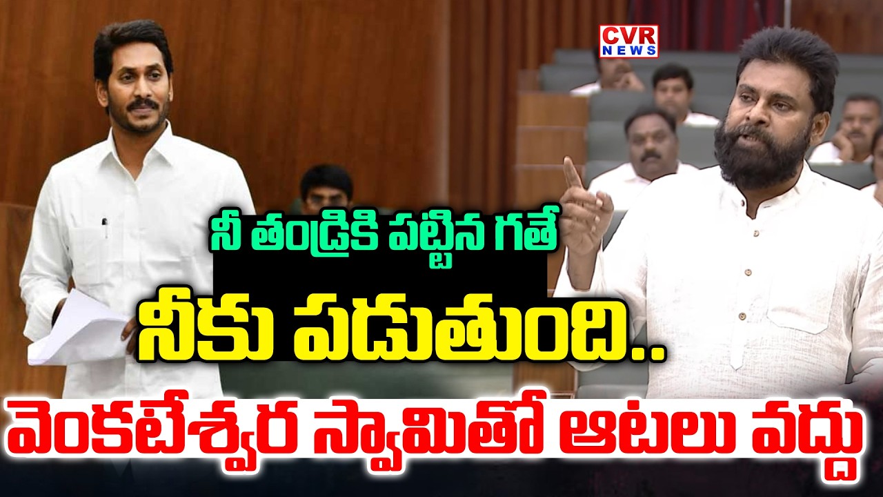 నీ తండ్రికి పట్టిన గతే నీకు పడుతుంది | Pawan Kalyan Shocking Comments On Jagan | CVR News