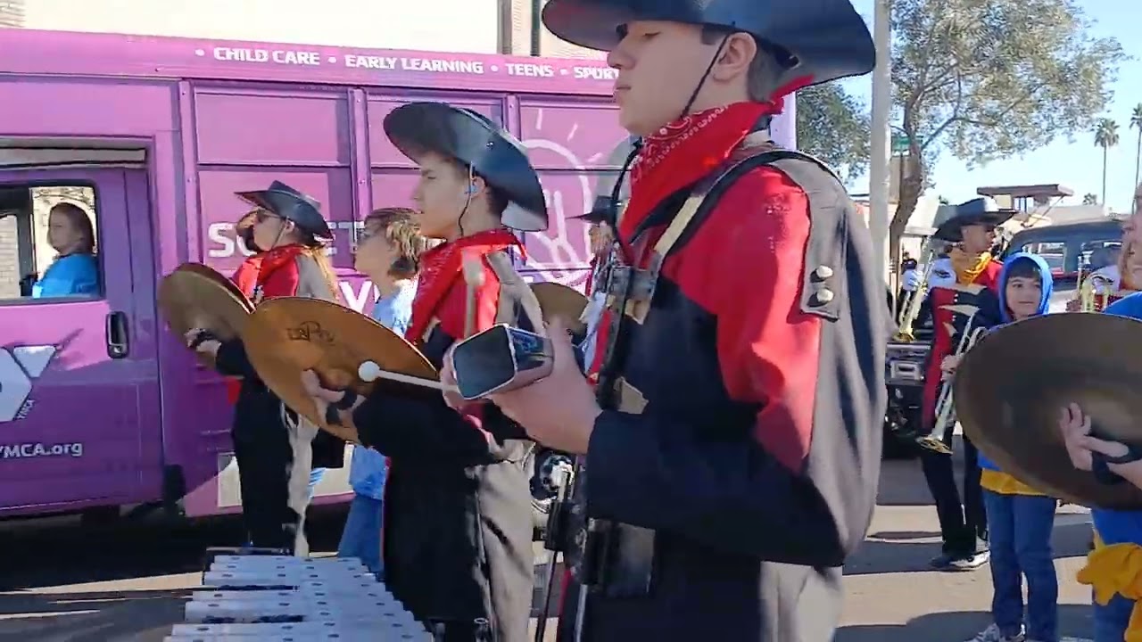 Chaparral HS and Cocopah MS Bands at 2026 Parada del Sol