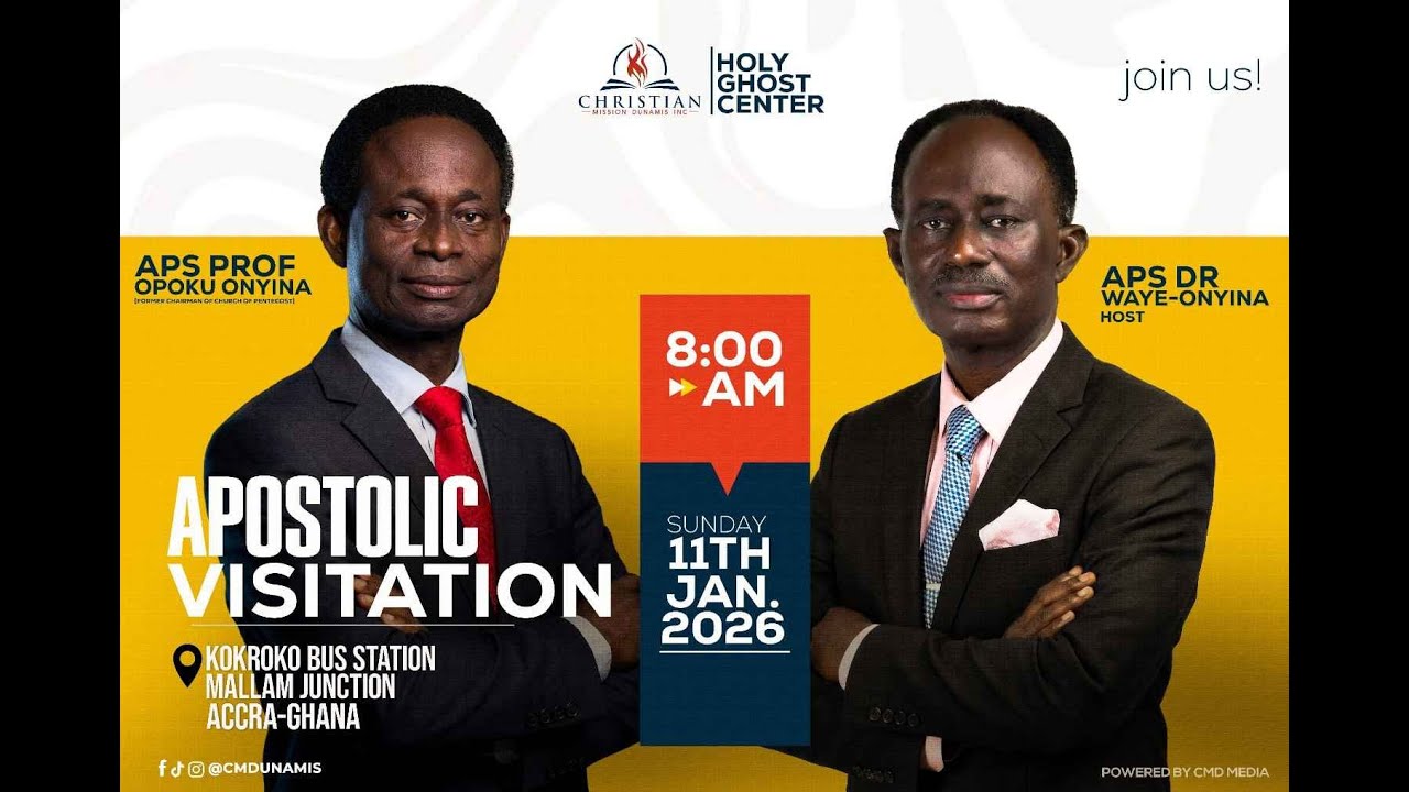 Apostolic Visitation[live with]Aps.Dr.Prof Opoku Onyina