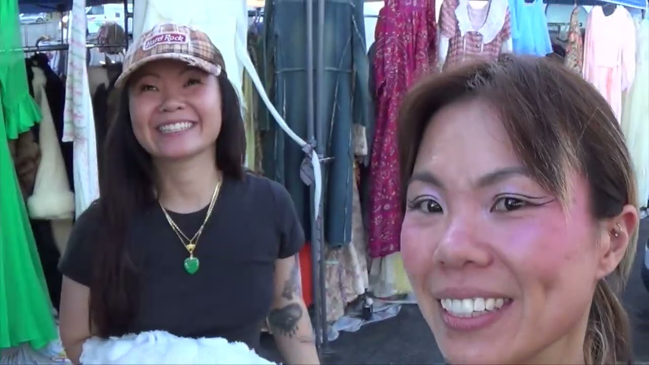 Продажа винтажных вещей на блошиных рынках Rose Bowl, Silverlake и Alameda Antique Faire | Видеоблог