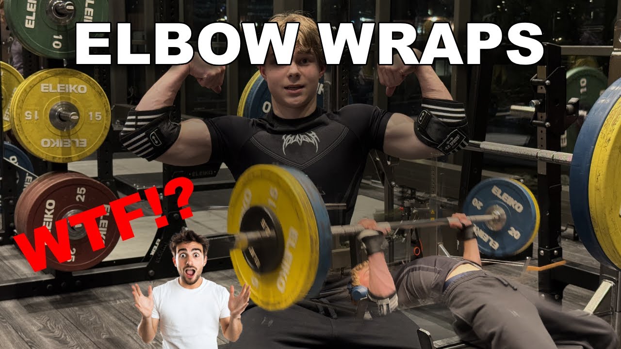 HUR MYCKET HJÄLPER ELBOW WRAPS? (GYM MOTIVATION)