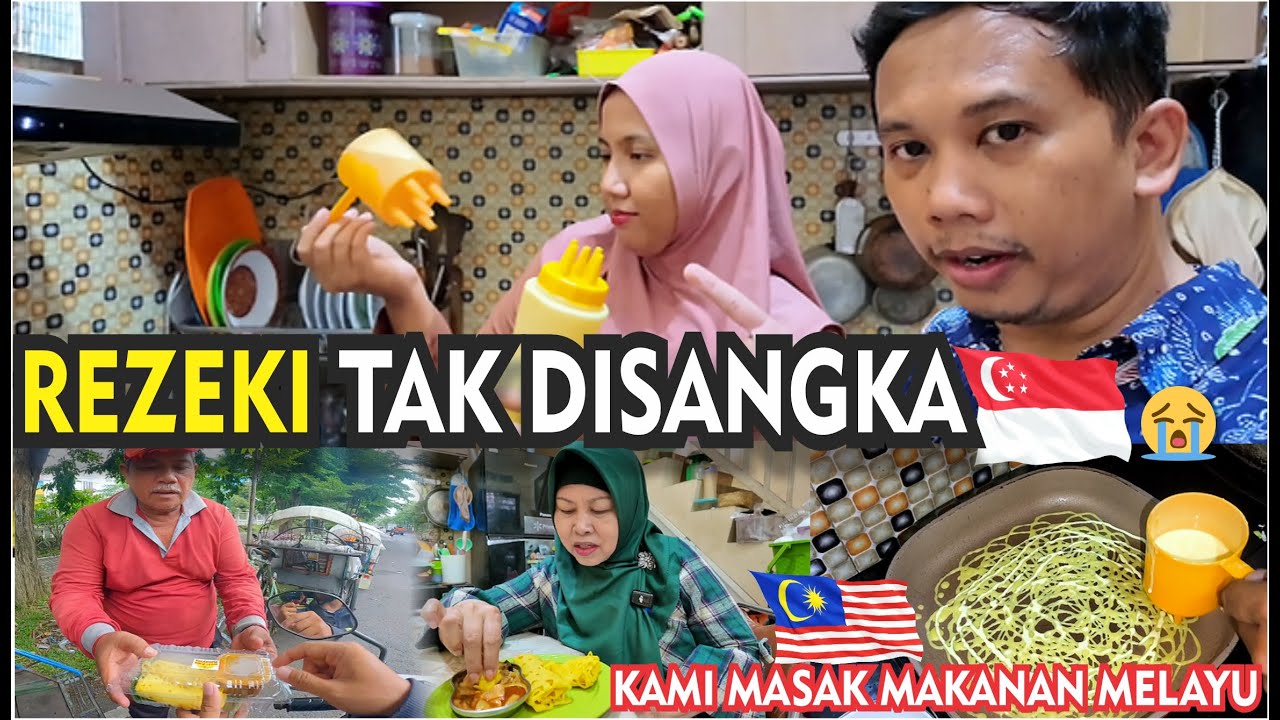 REZEKI TAK DISANGKA DARI SINGAPURA…KAMI MASAK & BAGIKAN ROTI JALA MALAYSIA 😭🇸🇬🇲🇾