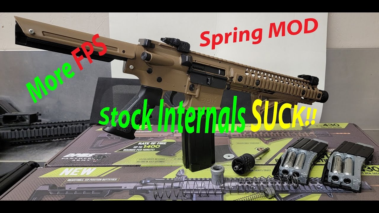 Crosman DPMS SBR Spring MOD * ЭКСТРЕМАЛЬНАЯ КРУТОСТЬ *