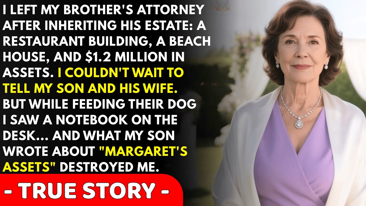 I signed my inheritance papers feeling blessed, but then I saw my son's plan with his wife.
