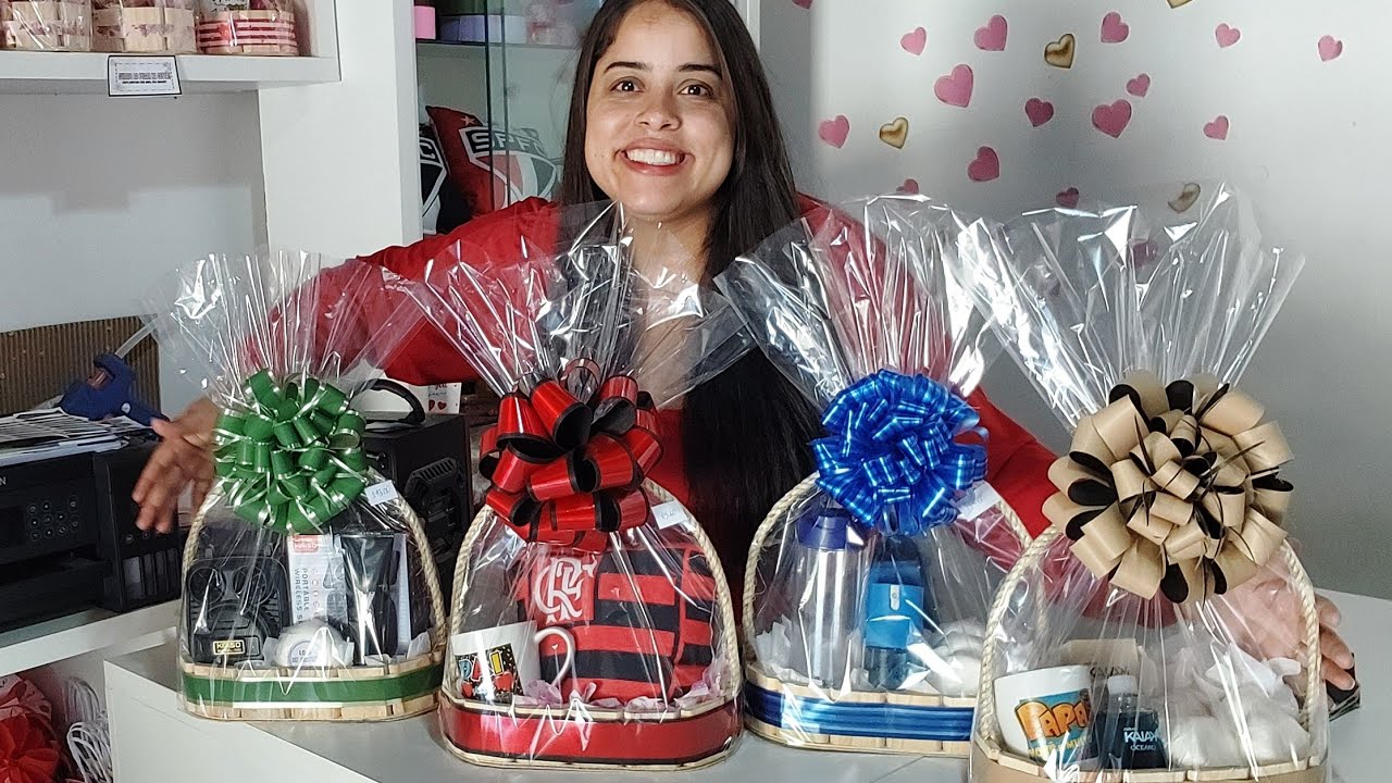 Nossas primeiras cestas montadas para o dia dos pais 2023 -DIY Presentes