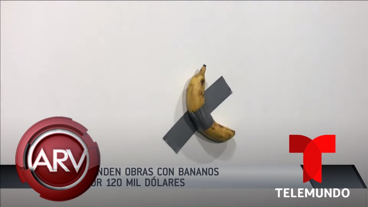 Venden obra de banano pegado en la pared por 120,000 d&oacute;lares | Al Rojo Vivo | Telemundo