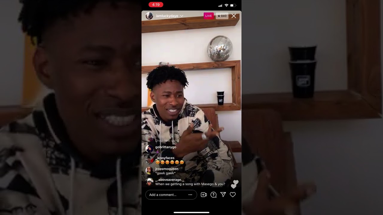 Lucky Daye Talks Love, Dating, and Relationships on Instagram Live 4/29/21