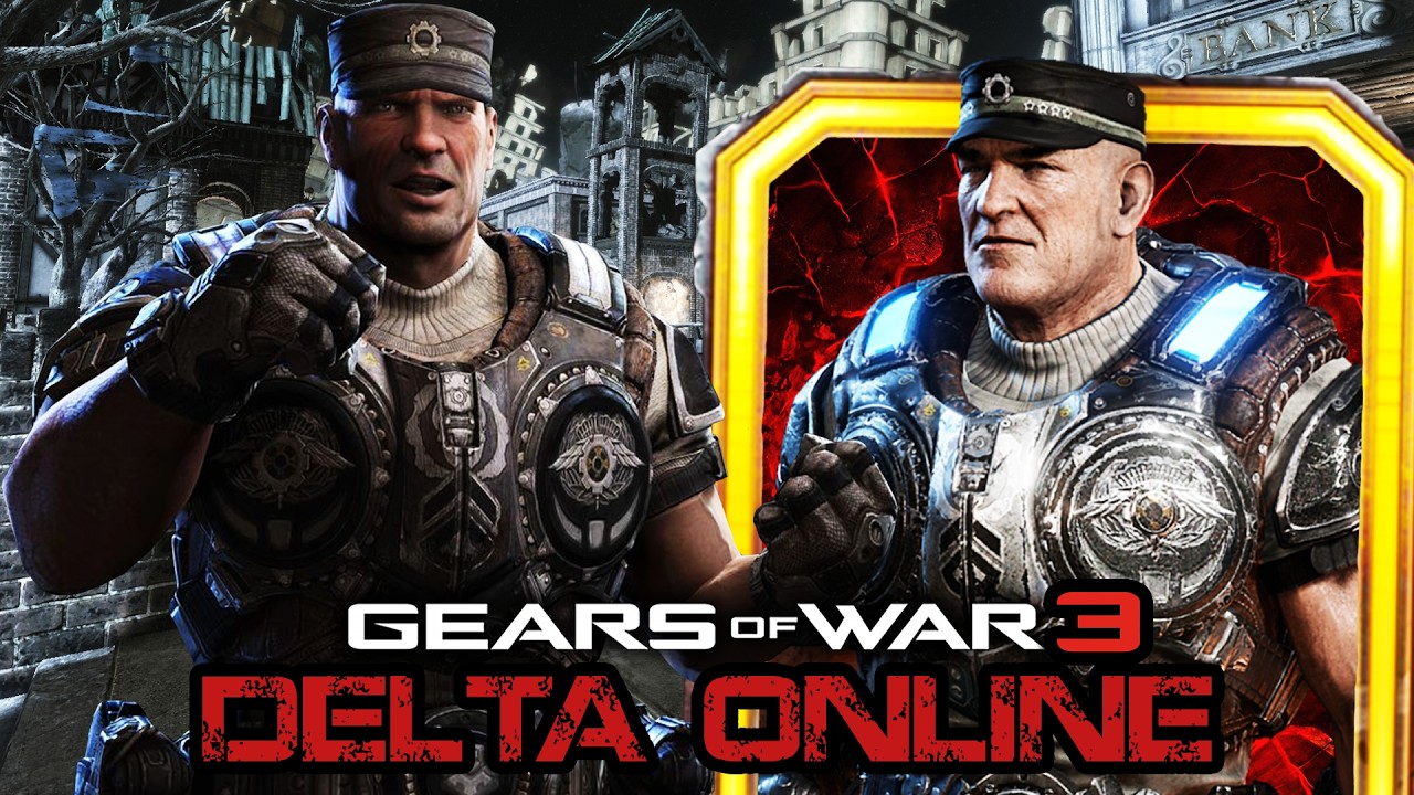 Gears of War 3 PC Delta Online - Геймплей с использованием скина персонажа Виктор Хоффман!
