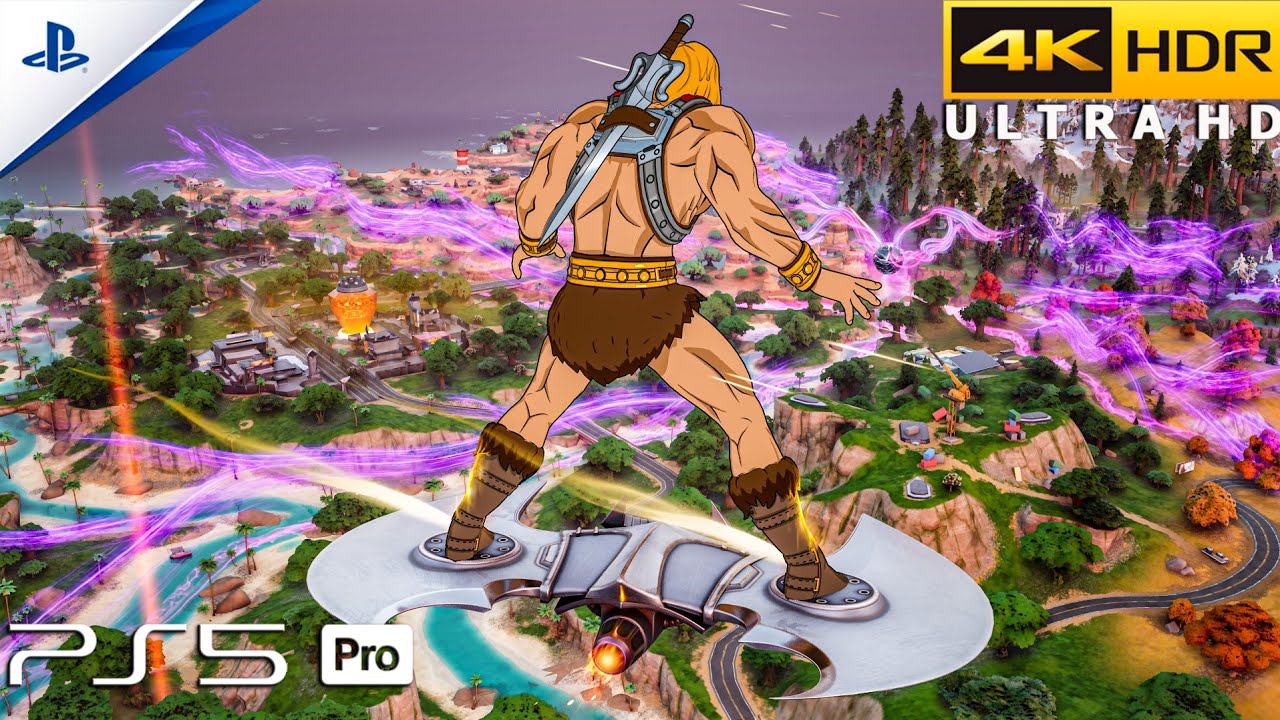 Fortnite (PS5 Pro) 4K 120FPS HDR Gameplay | Skin He-Man