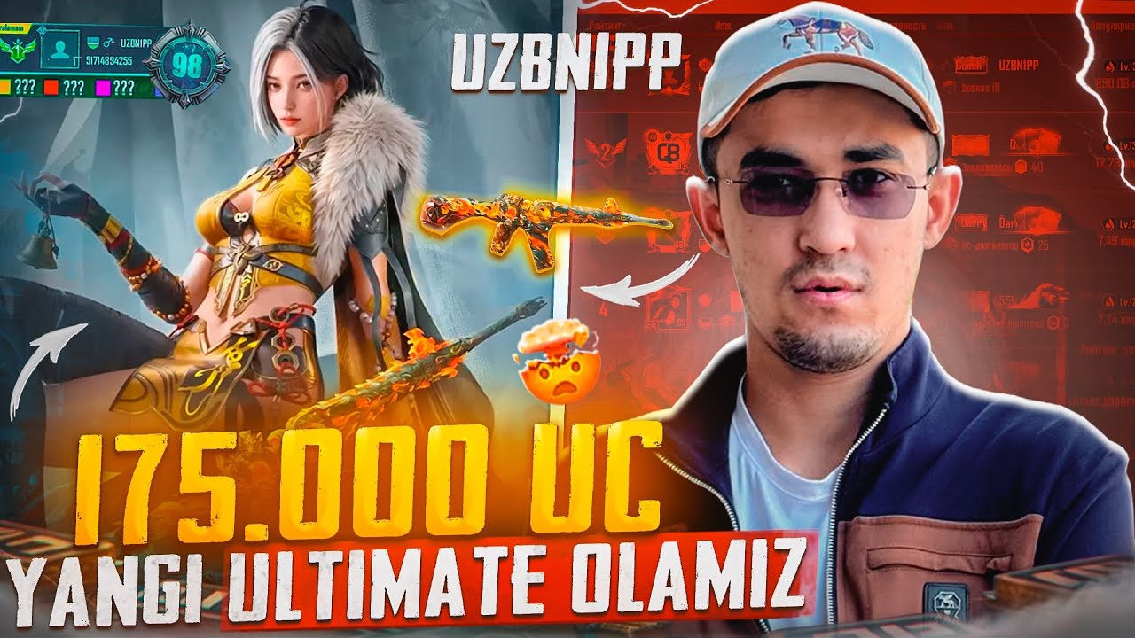 YANGI ULTIMATE M416 NI 175.000 UC GA FUL QILDIK