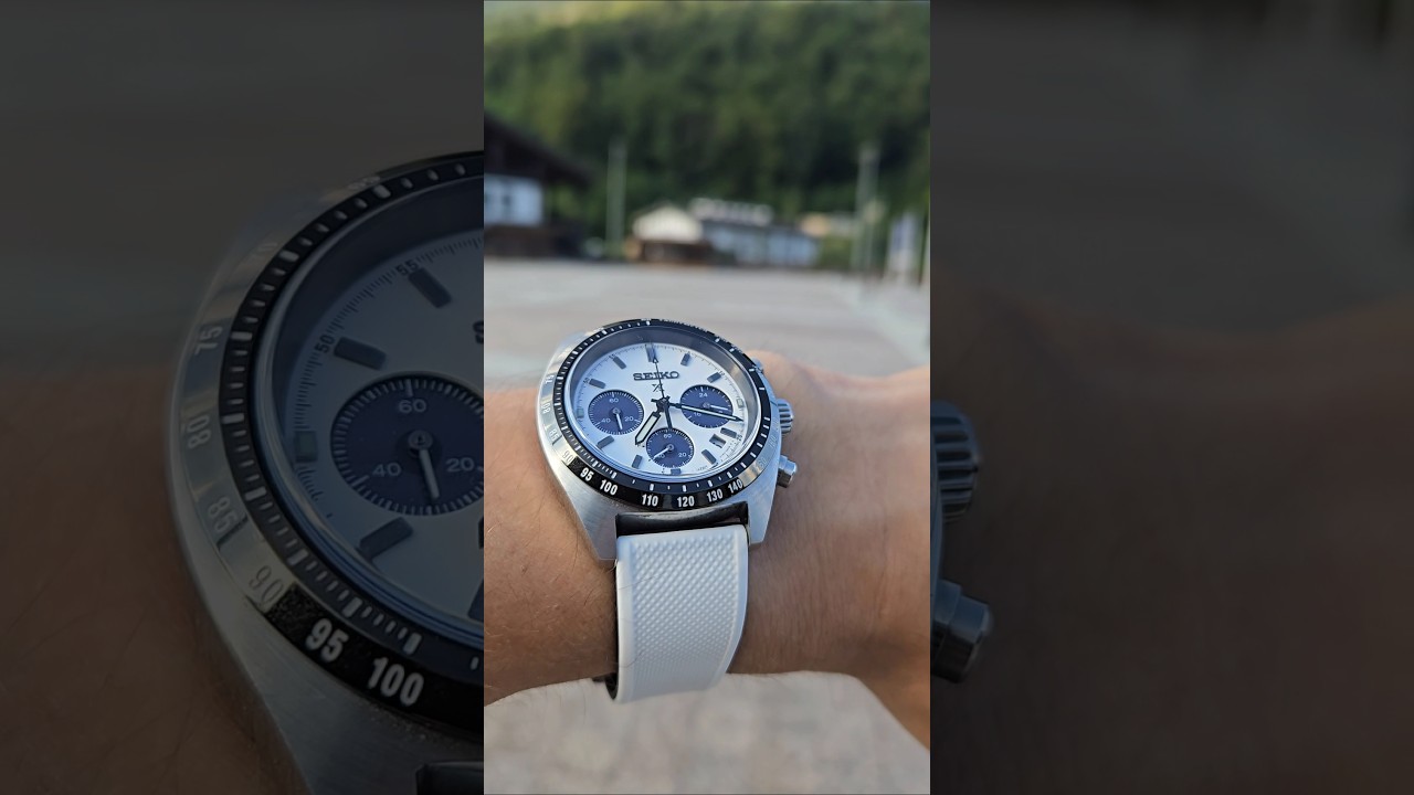 Seiko prospex speedtimer ssc813p1 #seiko #seikowatch #speed #wristroll #white #watch #watches #sochi