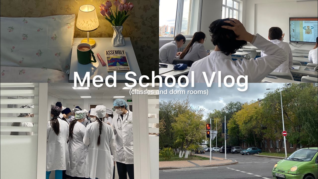 Med School Vlog🩺 | classes | dormitory room tour | Astana Medical University 