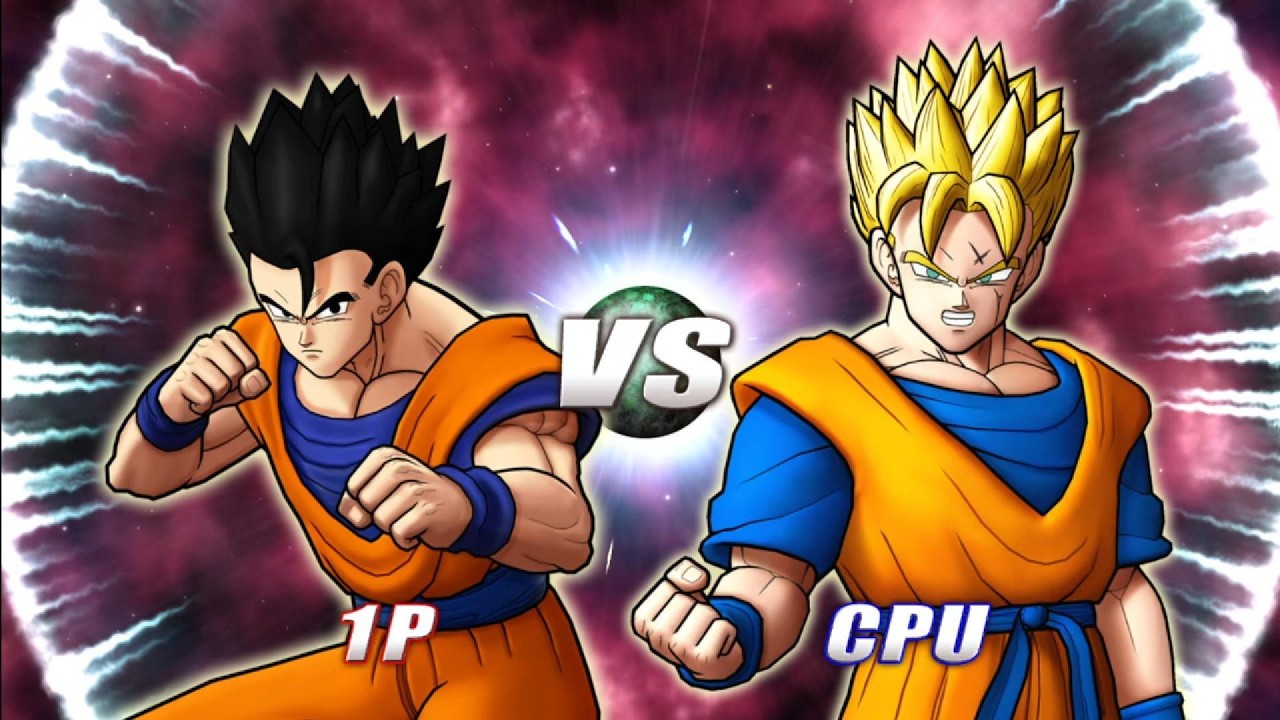 Dragon Ball Raging Blast 2 : Ultimate Gohan VS SSJ Future Gohan (Multiversal fight pt.1)
