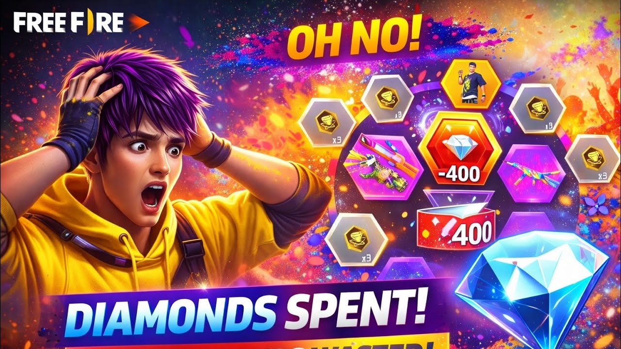 Holi Ring Event: One Spin Trick? 🤔 My Luck Today! | Rnx0 Gaming