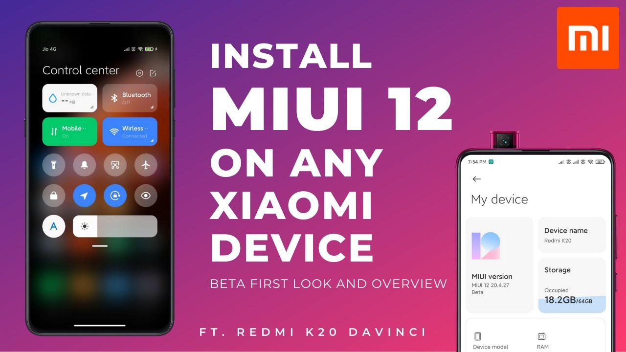 How To Install MIUI 12 on any Xiaomi Device | MIUI 12 First Look & Overview | Ft. Redmi K20/Mi 9T 🔥