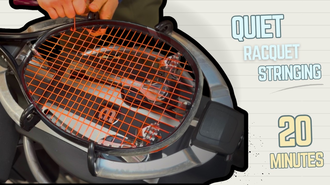 Quiet Racket Stringing - 20 Minutes Uninterrupted