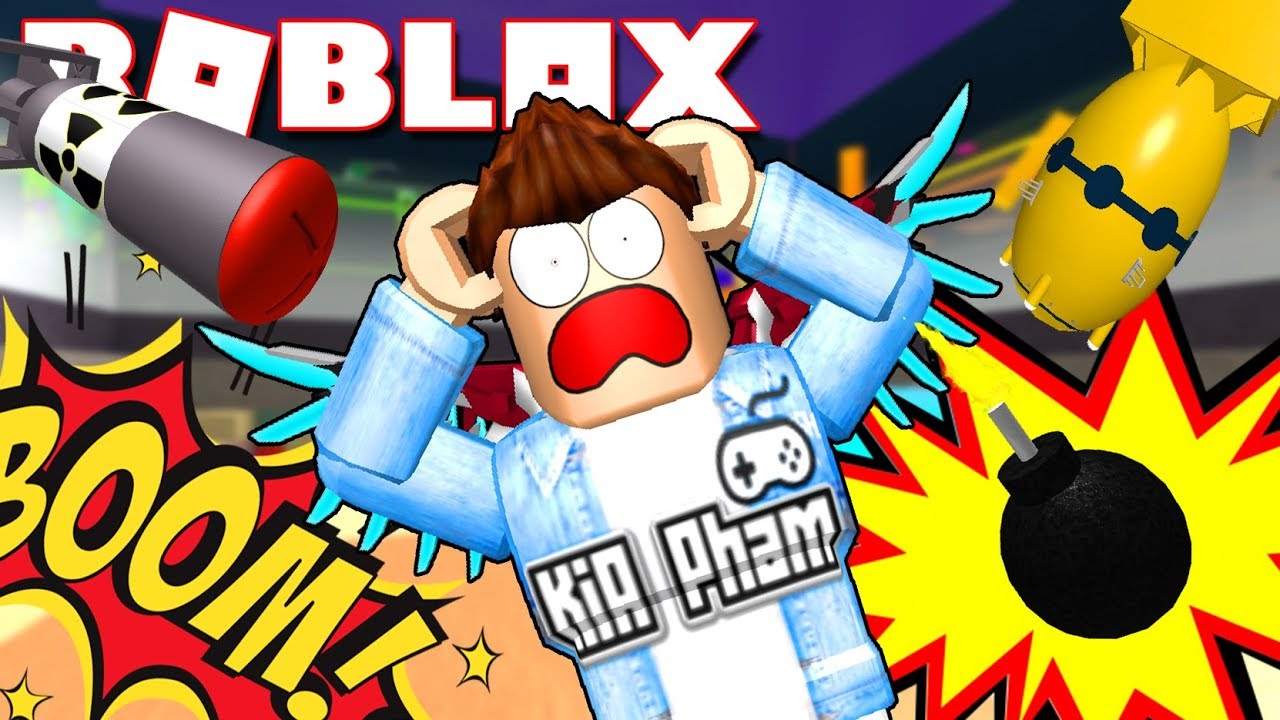Roblox | CHẠY XOẮN Đ&Iacute;T KHỎI CƠN MƯA BOM - Super Bomb Survival | KiA Phạm