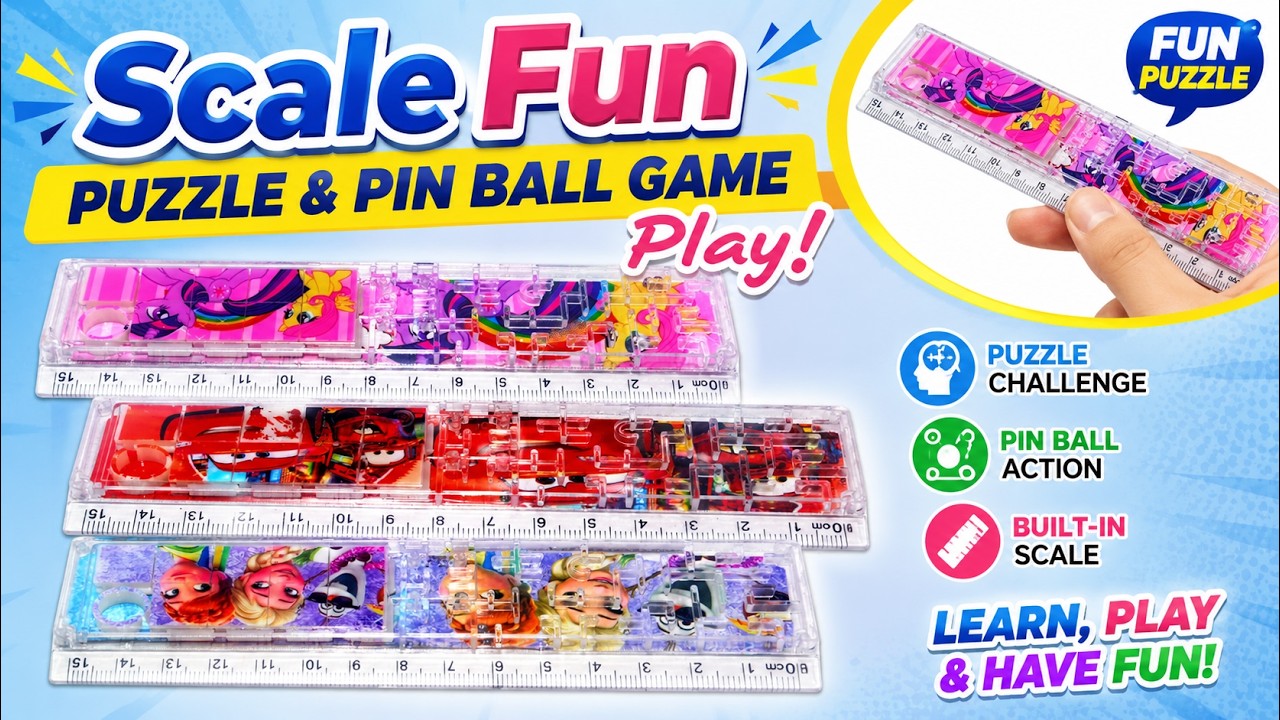 Scale Fun Puzzle & Pin Ball Game Play