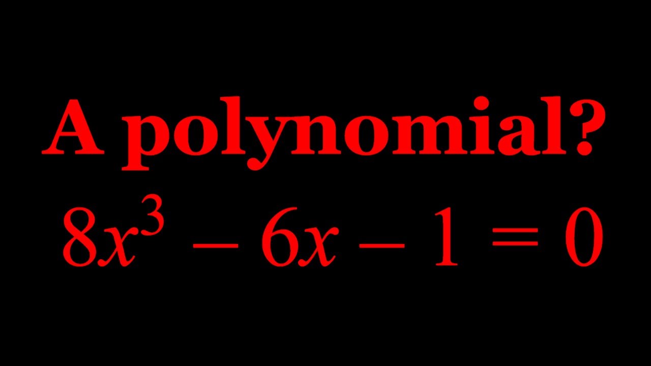 Solving a Cubic Polynomial in Two Ways