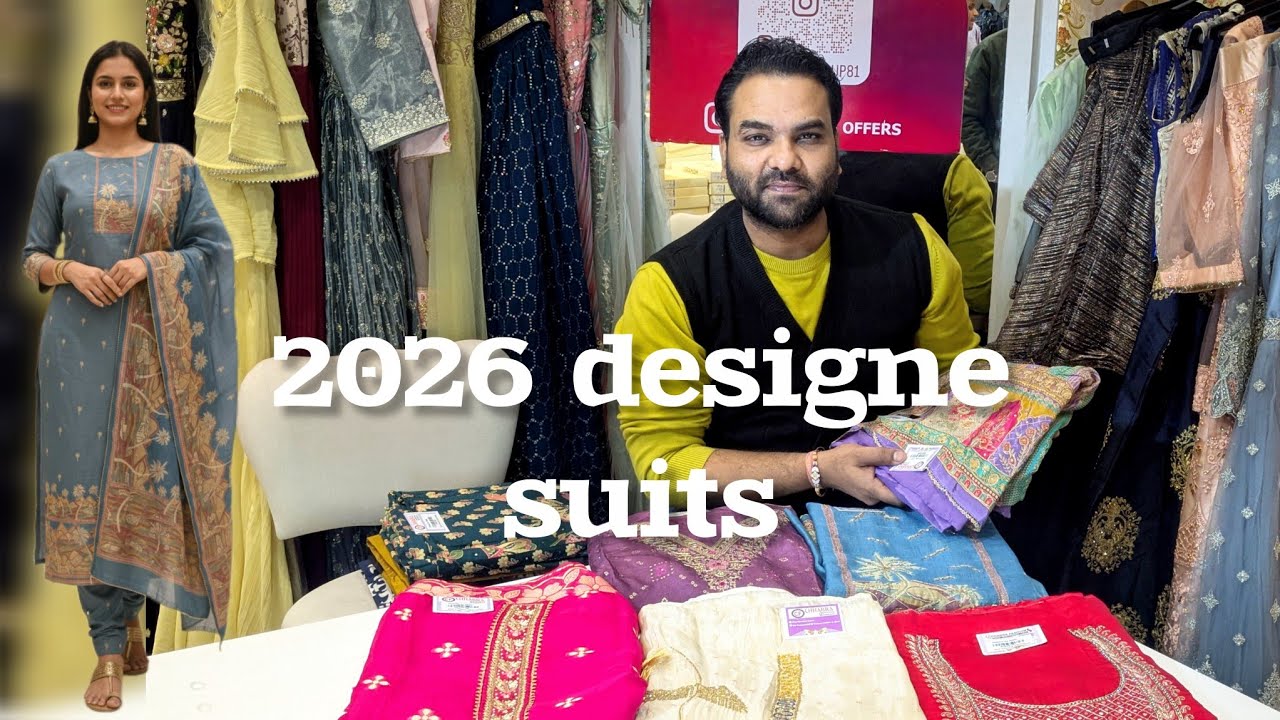 Latest Party Wear Designer Suits Wholesale Price 2026 | Wedding Collection & Heavy Handwork Suits ✨