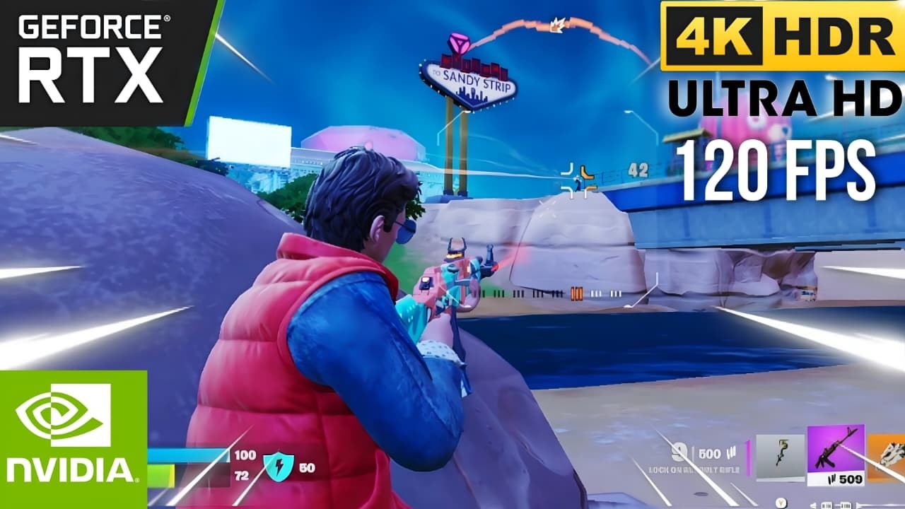 Fortnite (PC) GeForce RTX 2060 Super 4K HDR Gameplay